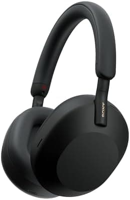 Sony WH-1000XM5 Premium Noise Canceling Headphones, Auto NC Optimizer, 30-Hour B...