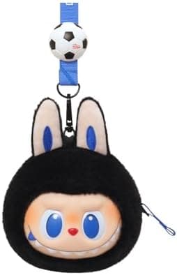 POP MART THE MONSTERS × FIFA SERIES - Vinyl Plush Lanyard, Keychain with Cute La...