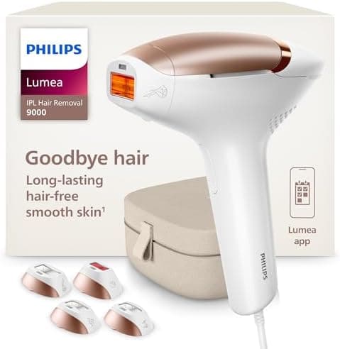 Philips Lumea 9000 Series IPL Hair Removal Device, Visible Permanent Laser Hair ...
