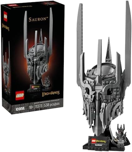 LEGO Icons The Lord of The Rings: Sauron's Helmet - Building Set for Adults, Age...