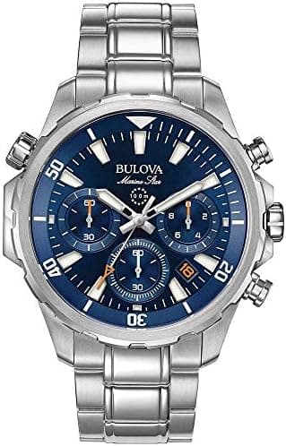 Bulova Men's Marine Star Series B Stainless Steel 6-Hand Chronograph Quartz Watc...